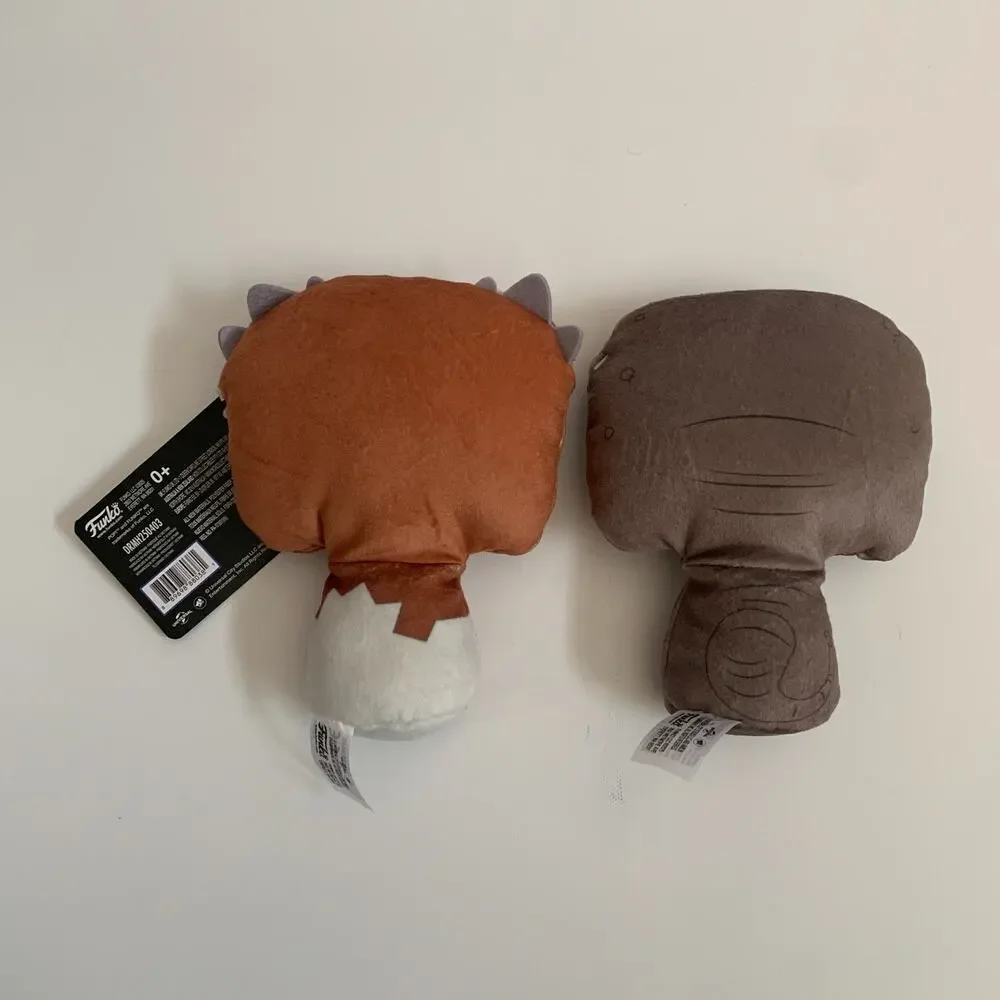 Funko POP! Plushies: 6'' Jurassic Stygimoloh T-Rex Lot Of 2 Beanbag Mini Plush